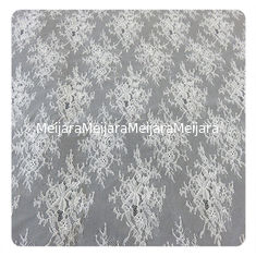 China de matéria têxtil floral do OEM de Chantilly da tela do laço do vestido de casamento de 150CM tela floral fornecedor