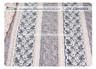 China Tela de nylon do Spandex do laço Stretchable novo do tule, largura CY-LW0003 de 130cm fornecedor