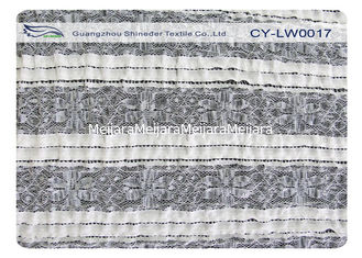 China Tela encantador dramática para o saco da camisa, tela CY-LW0017 do laço do estiramento do Spandex do poliéster fornecedor