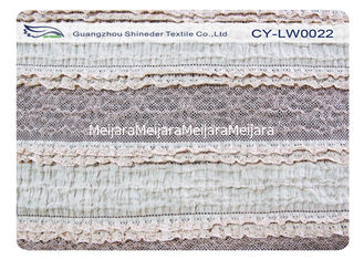China Tela solúvel em água do laço do estiramento do OEM/ODM, tela de nylon CY-LW0022 do Spandex do algodão fornecedor