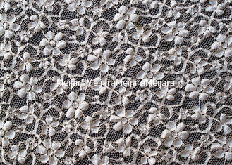 China Por todo o lado em OEM do Spandex de rayon 15% do nylon 40% da tela 45% do laço do estiramento da flor/ODM CY-LW0104 fornecedor