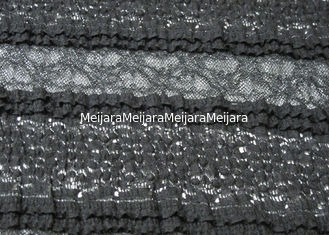 China Largura Psiquiatra-Resistente CY-LW0182 do preto 130cm da tela do laço do estiramento do roupa interior fornecedor