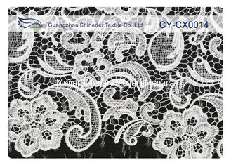 China O nylon feito sob encomenda do OEM/ODM bordou a tela do laço para o vestido CY-CX0014 fornecedor