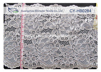 China Tela de nylon elástica do laço do projeto fresco para o tampão, camisa CY-HB0284 fornecedor