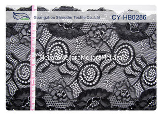 China Tela elástica do laço do jacquard do projeto do conforto para OEM CY-HB0286 da roupa interior fornecedor