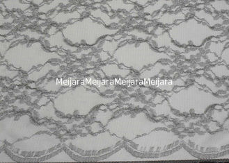 China Tela metálica de prata de nylon do laço do fio para o Nightwear CY-LW0632 antiestático fornecedor