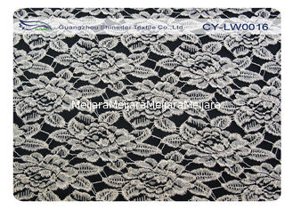 China Tela de nylon do laço do algodão respirável, OEM da tela do laço da flor/ODM CY-LW0016 fornecedor