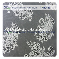 China As guarnições nupciais brancas/do preto 100% pestana de nylon do laço para o verão especial vestem-se fornecedor