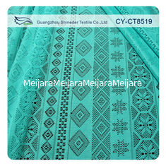 China Material livre do vestuário do AZO do laço geométrico barato varejo do poliéster da tela (CY-CT8519) fornecedor
