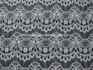 China Guipura Scalloped amarrado do preto da tela de malha do laço para a roupa interior/sutiã CY-DK0038 fornecedor