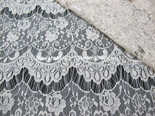 China Dilua a tela scalloped do laço da pestana laço francês de nylon oco para o vestuário da senhora (CY-DN0002) fornecedor