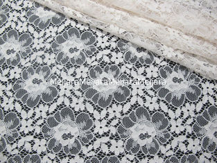 China Branco de nylon da tela do laço do algodão floral Eco-Amigável para GV BV da roupa interior SEU fornecedor