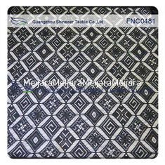China Tela de nylon do laço de rayon Rhombic preto do casamento fornecedor