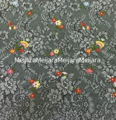 China A base floral pequena no nylon afiado scalloped floral bonito bordou a tela do laço fornecedor