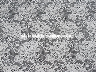 China da tela de nylon do laço da largura de 150cm teste padrão floral/especial da folha para o vestuário SYD-0170 das mulheres fornecedor