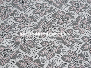 China Tela de nylon do laço algodão cor-de-rosa/branco ou cor da personalização para o fato SYD-0182 fornecedor