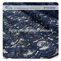 China Guarnição amarrado Scalloped bonita da tela do laço do voile com índice de nylon e viscoso fornecedor