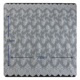 Tela de tingidura amigável de Eco, laço de nylon nupcial de Chantilly da flora com material de nylon fornecedor