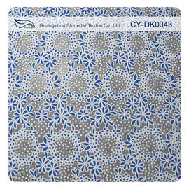 Neutralização colorida círculo do poliéster do algodão por todo o lado na tela do laço da flor para a roupa da criança fornecedor