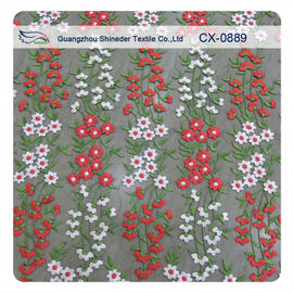 Muti - a tela bordada floral do laço da cor, faz crochê matérias têxteis da forma fornecedor