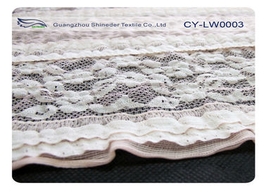 Tela de nylon antiestática do laço do estiramento do Spandex para o vestido de casamento CY-LW0003 fornecedor