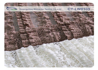 Tela respirável personalizada do laço do estiramento da cor com o GV CY-LW0103 da largura de 130cm fornecedor