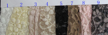 Por todo o lado na tela de nylon do laço do estiramento de rayon/tela floral elástica CY-LW0104 do laço fornecedor
