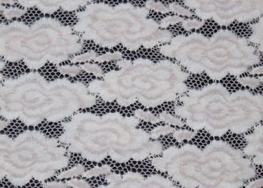Tela escovada respirável colorida elegante do laço do jacquard para mulheres fornecedor
