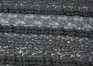 Largura Psiquiatra-Resistente CY-LW0182 do preto 130cm da tela do laço do estiramento do roupa interior fornecedor