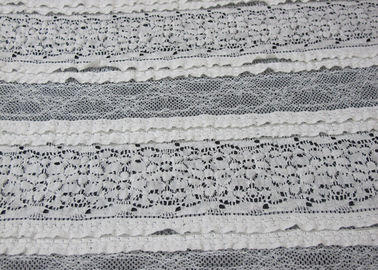 Tela cinzenta delicada do laço do estiramento para o Nightwear, GV CY-LW0182 de matéria têxtil do fundamento fornecedor