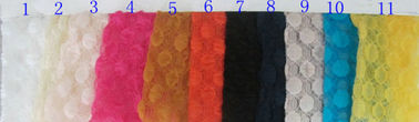 Tela, nylon/Spandex e algodão elásticos flexíveis do laço da bolha flexível fornecedor