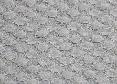 Tela branca solúvel em água do laço do estiramento na largura CY-LW0667 de matéria têxtil 125cm fornecedor