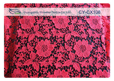Forme a tela de nylon bordada roupa interior do laço do algodão/tela feita malha do laço fornecedor