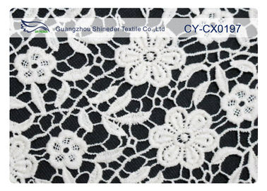 Tela bordada Eco-Amigável do laço para o vestido de casamento CY-CX0197 fornecedor