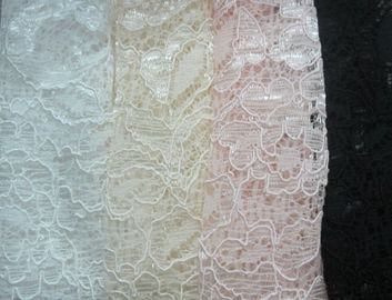 Jacquard amarrado viscoso CY-LW0733 Psiquiatra-Resistente da tela do laço de rayon de nylon fornecedor