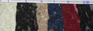 Azul metálico Eco-Amigável da tela do laço, tela de nylon CY-LW0791 do laço do algodão fornecedor