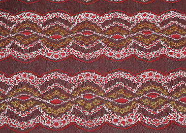 Tela do laço do ilhó da roupa interior elástica, antiestático metálicos e multi coloridos fornecedor