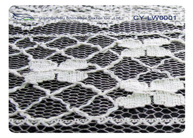 Da tela de nylon do laço do algodão do vestido algodão amigável CY-LW0001 do nylon 70% de Eco 30% fornecedor