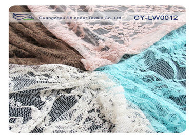 Tela de malha de nylon Scalloped bens do laço do algodão, tela CY-LW0012 do laço do roupa interior fornecedor