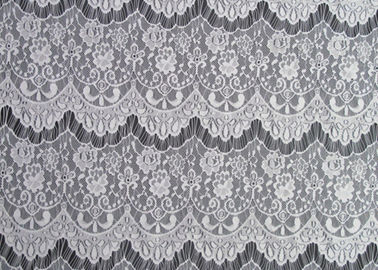 Tela de nylon do laço do jacquard, largura CY-DN0002 do nylon de 100%/145cm fornecedor