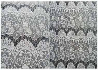 Tela de nylon do laço do jacquard, largura CY-DN0002 do nylon de 100%/145cm fornecedor