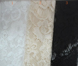 Tela de nylon do laço do jacquard, largura CY-DN0002 do nylon de 100%/145cm fornecedor