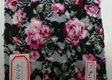 Tela impressa Digitas maravilhosa da flor para o vestuário, roupa interior CY-LY0064 fornecedor