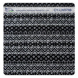 Tela amarrado do laço do algodão de nylon do jacquard para GV BV do material do vestuário SEU CY-LW0788 fornecedor