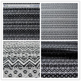 Tela amarrado do laço do algodão de nylon do jacquard para GV BV do material do vestuário SEU CY-LW0788 fornecedor