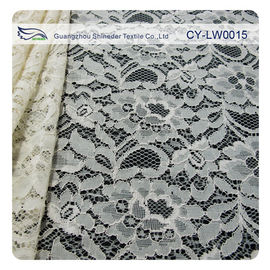 Tela amarrado viscosa de nylon do laço para a roupa larguras CY-LW0015 de 145CM - umas 150 CM fornecedor