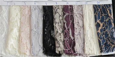 Tela amarrado viscosa de nylon do laço para a roupa larguras CY-LW0015 de 145CM - umas 150 CM fornecedor