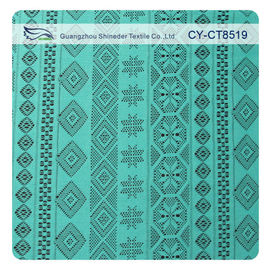 Material livre do vestuário do AZO do laço geométrico barato varejo do poliéster da tela (CY-CT8519) fornecedor