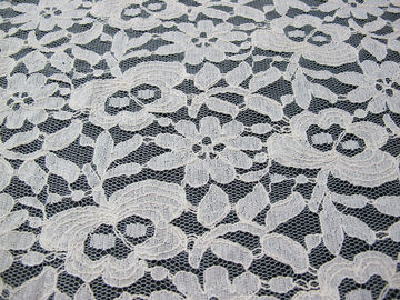 rosa de nylon da tela de malha do laço do algodão Eco-amigável largura CY-DK0025 de 145CM - de 150CM fornecedor