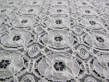 Tela de nylon do laço do algodão Psiquiatra-Resistente, tela geométrica CY-LW0154 da flor fornecedor